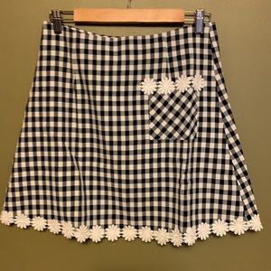 Daisy Gingham Skirt